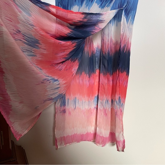 Bisou Bisou Colorful Tie-Dye Ombré Maxi Dress Size 16 - Picture 9 of 15